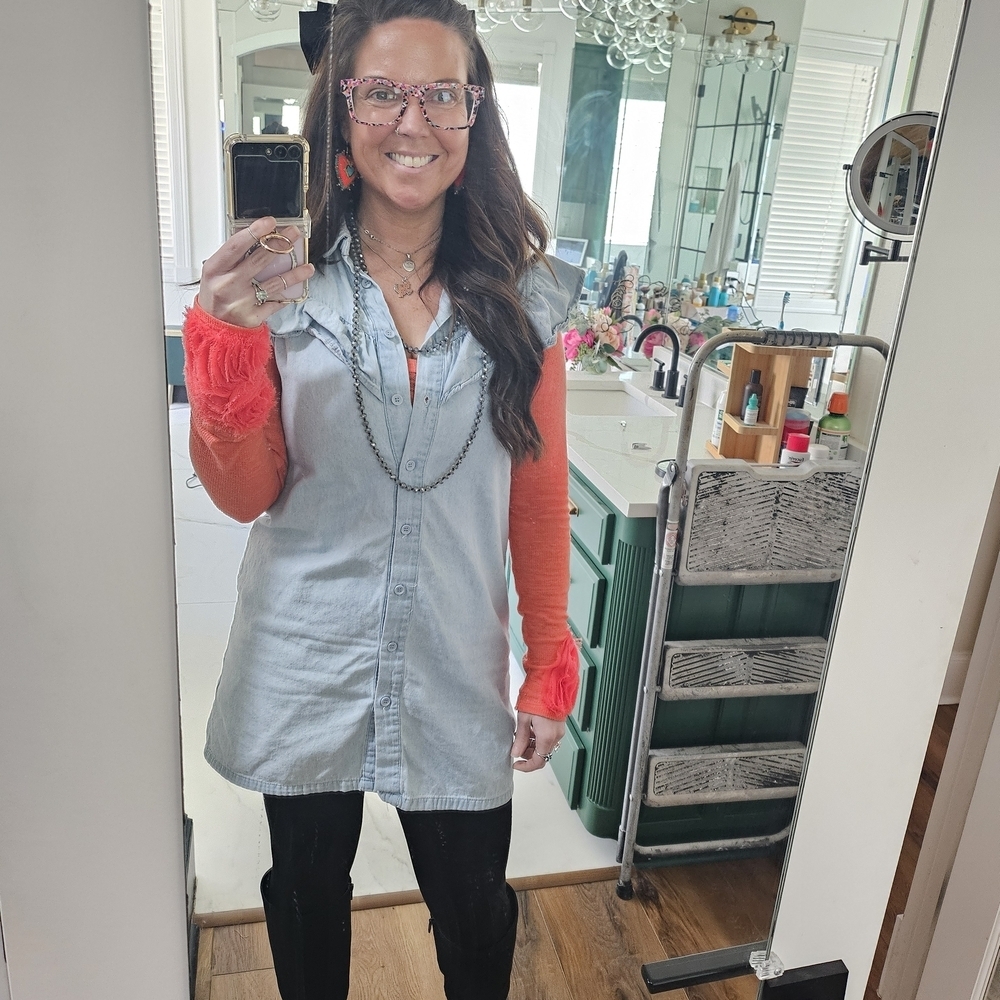 Denim Shirt Dress